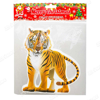 Наклейка на стекло А-49 Тигр фотопечать