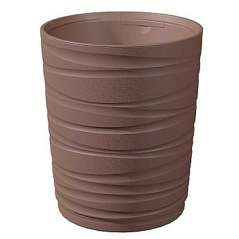 Кашпо Модерн Медиум 15л Мокко с вклад КШ-9536 (6) 