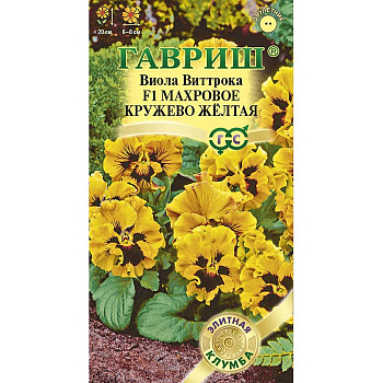 Виола Виттрока Махровое кружево желтая Гавриш Ц 