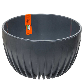 Горшок-миска СИГМА 4,5л АНТРАЦИТ вкл СИвкМ24-12 х5 