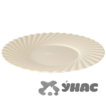 Тарелка Ажур малая Д200 круглая МилихПластик 02066 х50