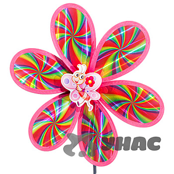 Ветряк D-30см розов. спектр  NA1521 (300)