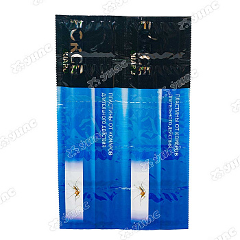 Антикомариные пластины 10 шт синие длительное действие FORCE