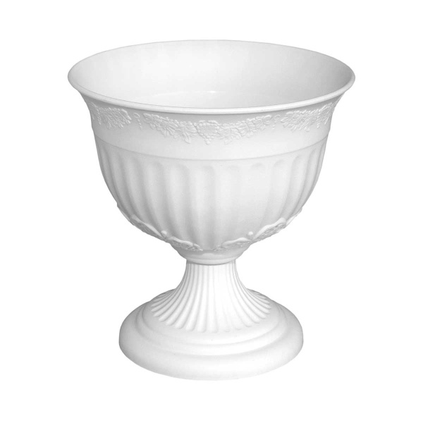 Вазон "Венеция" №4 (12л) белый 07184 Милих (10)