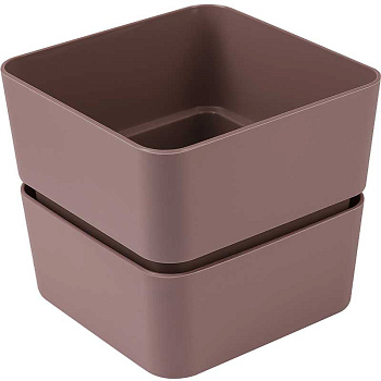 Кашпо Фиори 0,45л Пыльная роза КШ-0542 х24 