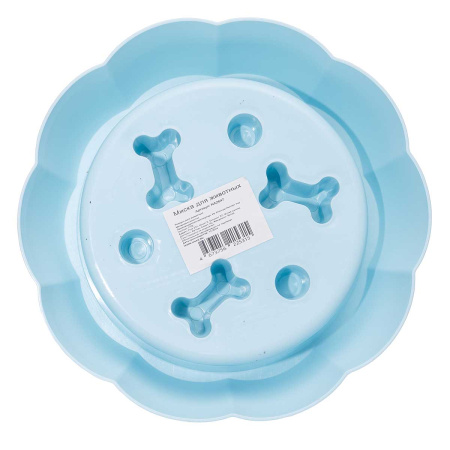 Миска для животных d-18 см 330 мл микс NA2647 (240)