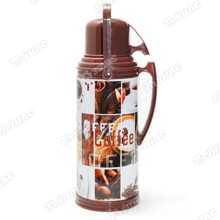 Термос стеклянная колба 2 л металл-пластик корпус крышка-кружка NA1654