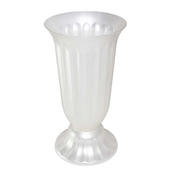 Ваза "Цветочная" №3 (6л) белая 03003 Милих (15)