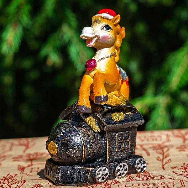 Копилка 25084 Лошадка с поездом 12 см (96)