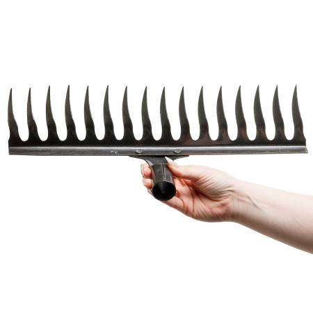Грабли витые 16-ти зубчатые рельсовая сталь без черенка