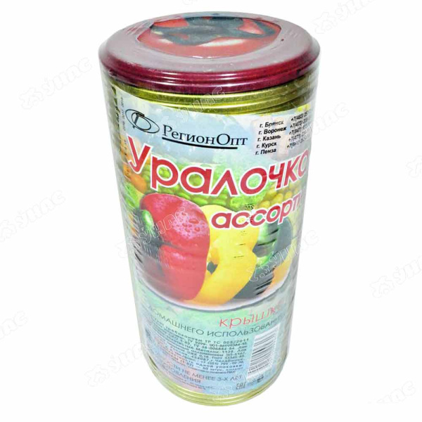 Крышка д/консерв.1-82 СКО "Уралочка Ассорти" МОНОЦВЕТ х50/600 