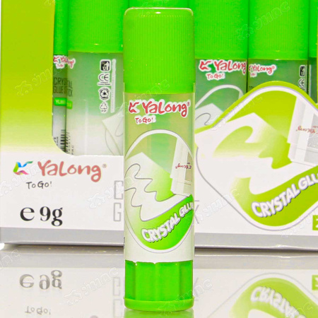 Клей карандаш 9 гр Yalong NK202 прозрачный