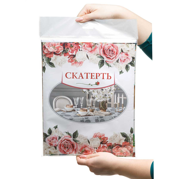 Скатерть Стиль с бейкой 135*110 636/0 Ягоды,ромашки Тверь