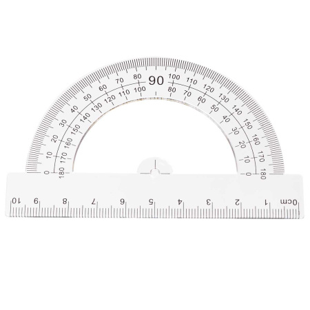 Набор линеек пластиковых (транспортир,2треугольника,линейка 20см) NK-103/17183PTR (320)