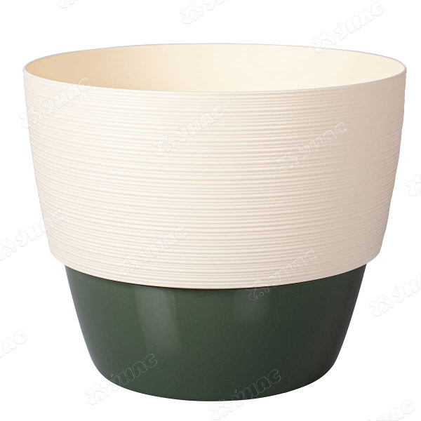 Горшок "Валенсия"2,5л ваниль-нефрит ВЛ17-32 Ливингрин 