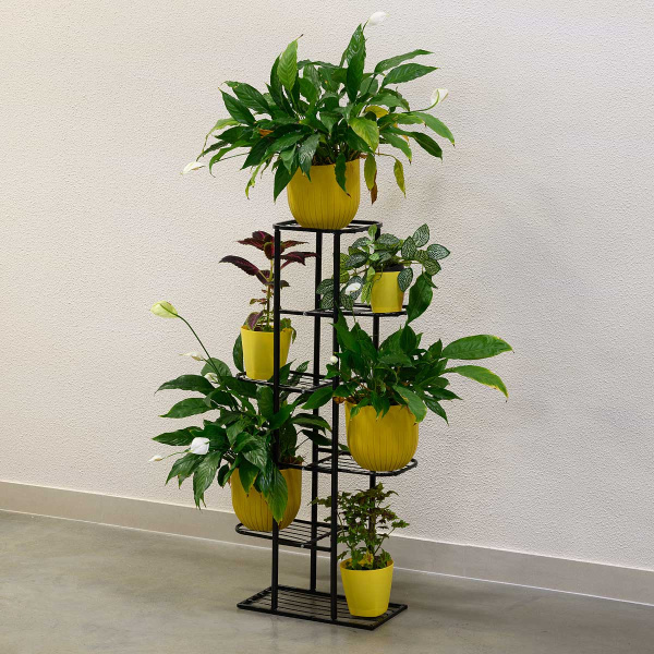 Подставка д/цветов Разборная-7 Черная г.Тверь