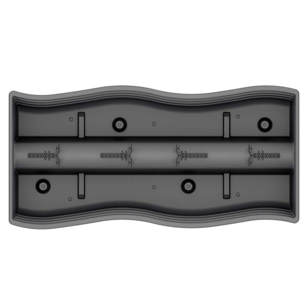 Кашпо на перила 58х28х20см Графит БШ9039 х5 