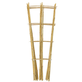 Бамбуковая решетка  3-х лучеваяя 120см, ширина-40см, 4 яруса  (Цена/10шт) (50)