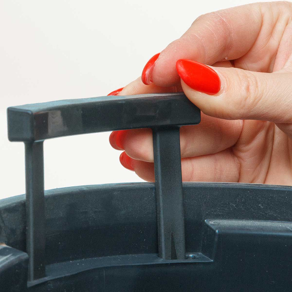 Кашпо БАРХАН 12л Серый жемчуг КШ-0549 х6 