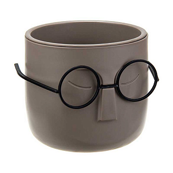 Кашпо СТИВ 0,65л франц серый М3079 х8 