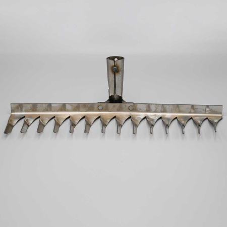 Грабли витые 14-ти зубчатые нержавеющая сталь клепанные б/ч*10