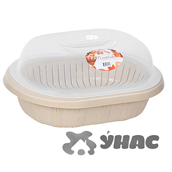 Хлебница настольная "Плетенка" Эльфпласт 441 (24)