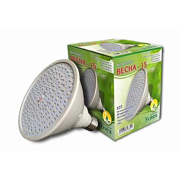 Фитолампа Весна-15W(потребление 6W)(Е27)  190LM (8895)
