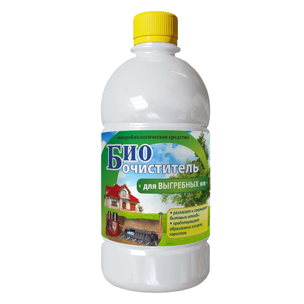 Биоочиститель для выгребных ям 0,5 л Сила Жизни
