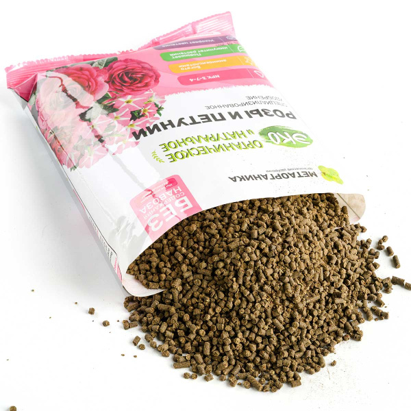 Удобрение органическое РОЗЫ и ПЕТУНИИ МетаОрганика 1кг 