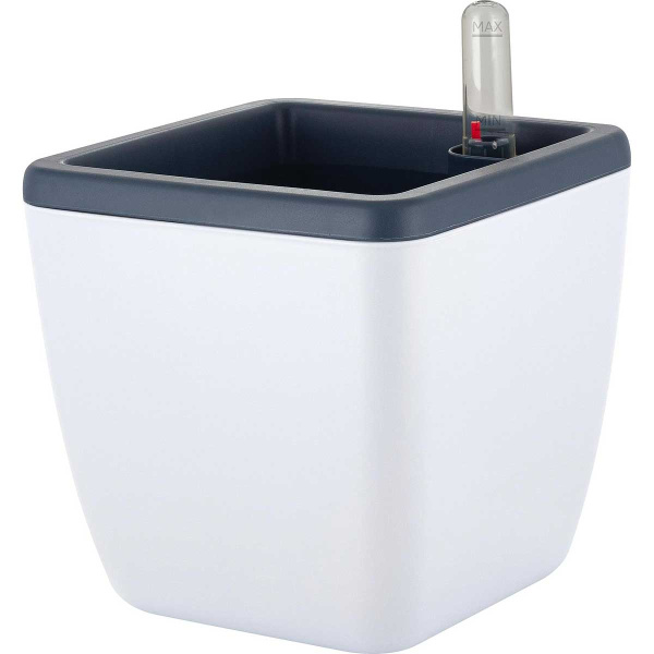 Горшок автополив МЮНХЕН 0,85/1,5л бел жасмин х6 