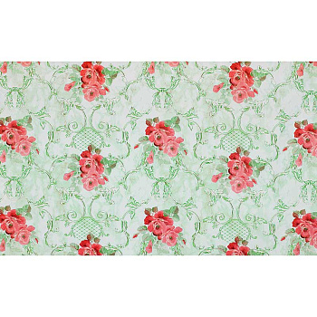 Клеенка т/о 125*25м 1сорт 125/3 (роза,зел) Тверь