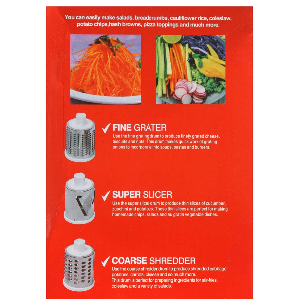 Овощерезка 3в1 NA2558 на присоске, ручная