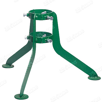 Подставка под елку металлическая ЗЕЛЕНАЯ высокая