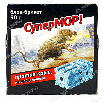 Супермор блок-брикет 90 г мумифицирующий эффект Ваше Хозяйство
