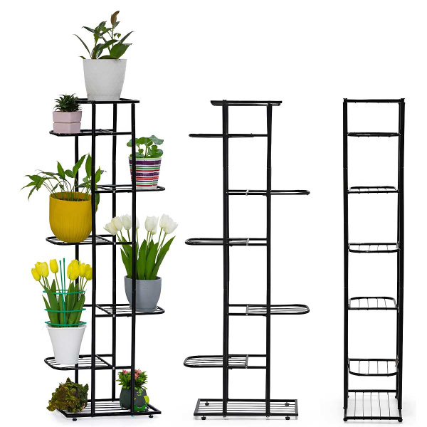 Подставка д/цветов Разборная-8 Черная Тверь