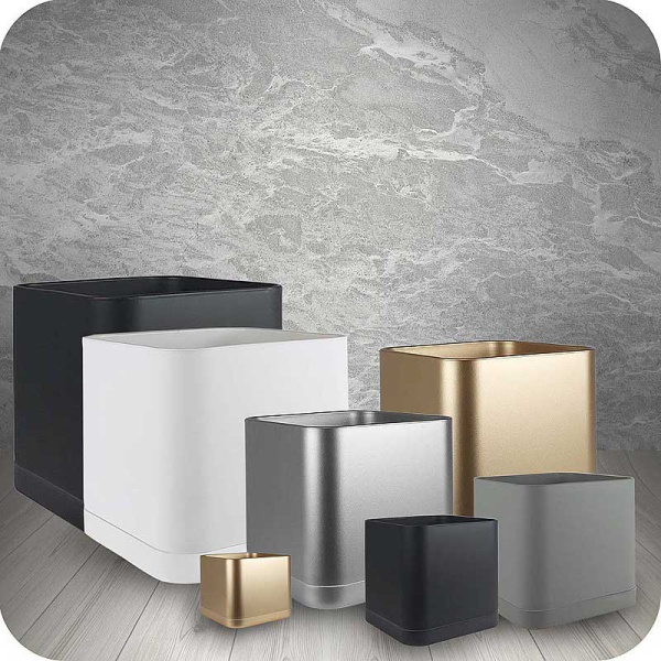 Горшок 0,65л черный 104/10-4 х24 