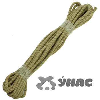 Канат крученный джутовый 10мм 12м (10)