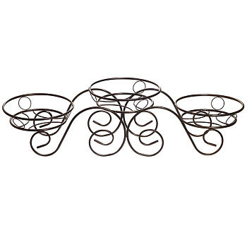 Подставка д/цветов "Кружево 3" d=240мм Бронза г.Тверь
