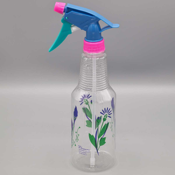 Распылитель жидкости 0,48л прозрачный с рисунком A-12-C Садовита (120)