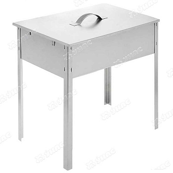 Мангал-коптильня "Эконом"400х240х400х0,5мм в пленке х10