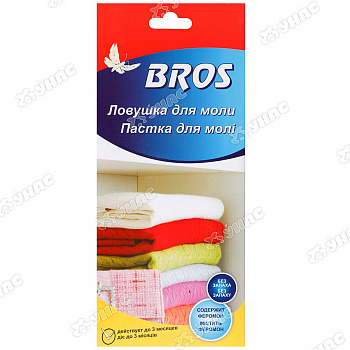 Ловушка клеевая-домик 1шт.(от моли) с феромоном  BROS х10