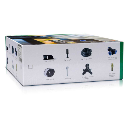 Капельный полив SH-O (набор) шланг 10м, 10 соединителей, 10 насадок д/распыления САДОВИТА