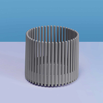 Кашпо Южное 1,8 л серый шёлк х6 