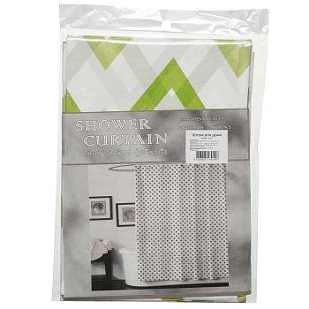 Шторы для ванной 180*180 см с рисунком ПВХ G-9-5NA 