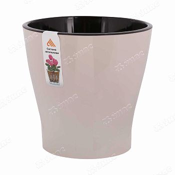 Горшок ЛЕЯ бежевый 2,2л двойной БШ7937 (20) 