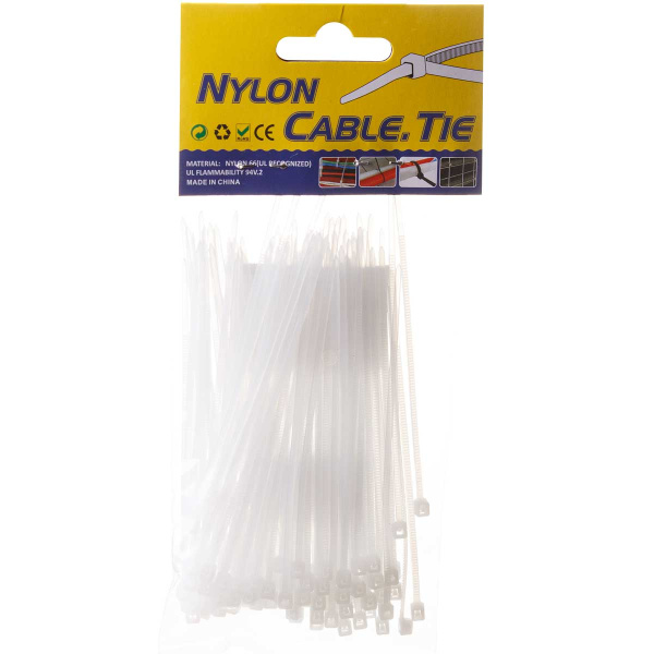 Хомут нейлон 1,8*100мм (100шт) NA2184 (700)