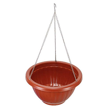 Кашпо "Афина" №3 (5л) метал.цеп КОР 07198 Милих (15) 