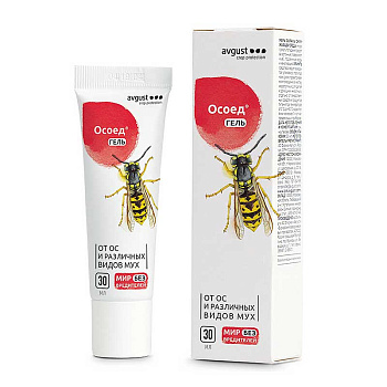 Гель от ос, мух 30мл ОСОЕД Август (40)