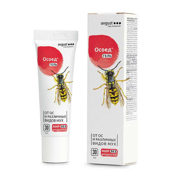 Гель от ос, мух 30мл ОСОЕД Август (40)