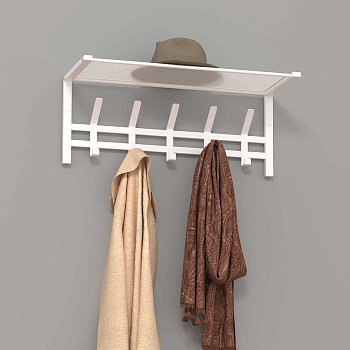 Вешалка с полкой "Торонто 21" ВСПТ21Б 670х270х270мм